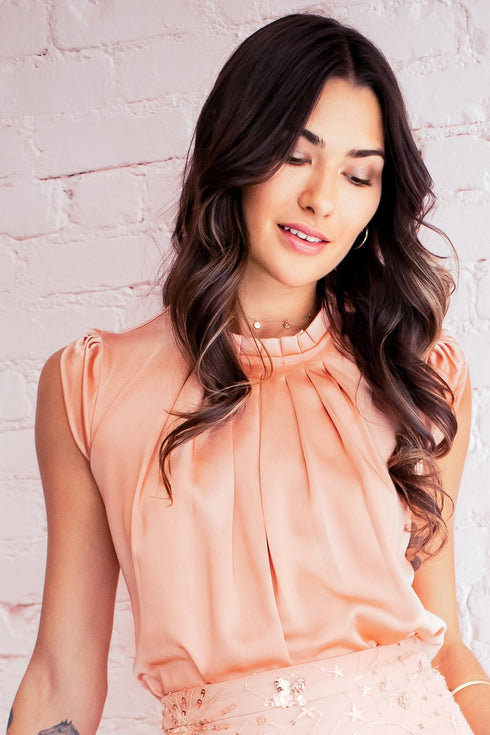 Annik Satin Blouse
